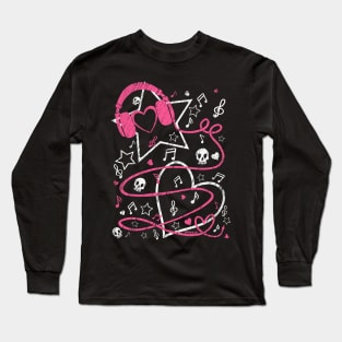 Love My Music (Pink Version) Long Sleeve T-Shirt